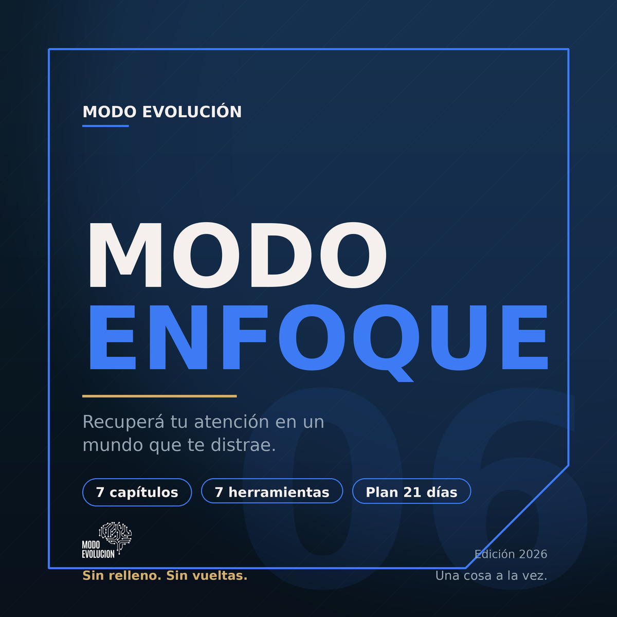 Modo Enfoque — Recuperá tu atención