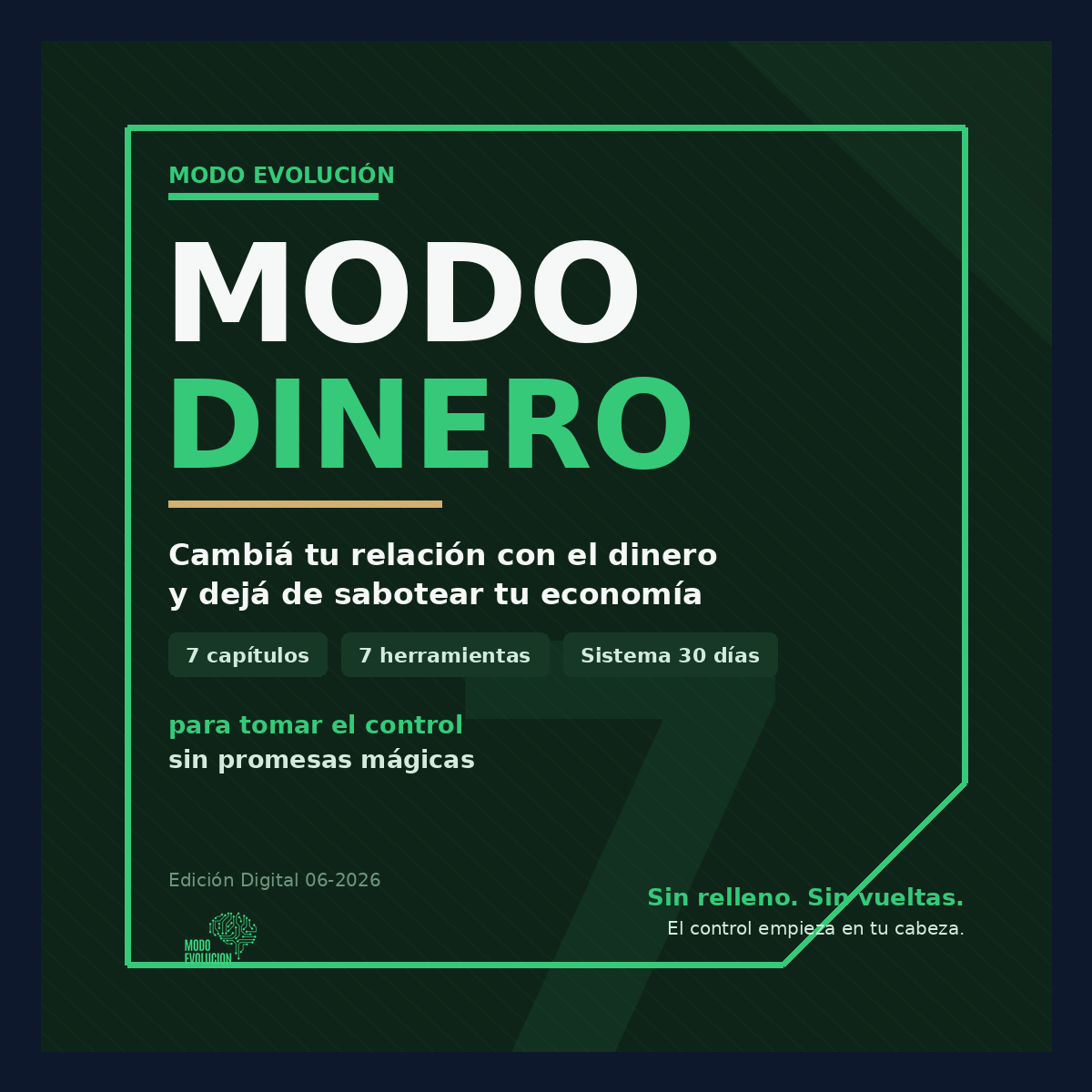 Modo Dinero — Cómo cambiar tu relación con el dinero y dejar de sabotear tu economía